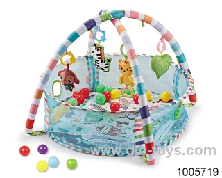 baby play mat with 18pcs ball in color box