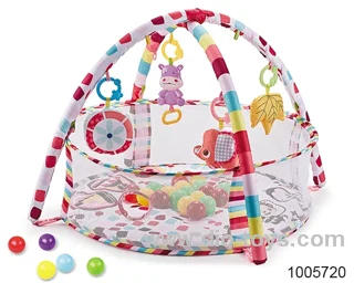 baby play mat with 18pcs ball in color box