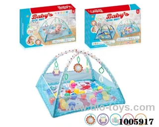 Baby fitness blanket & ball pit in color box