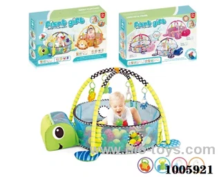 Baby fitness blanket & ball pit in color box