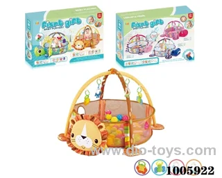 Baby fitness blanket & ball pit in color box