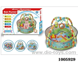 activity gym & ball pit  in color  box