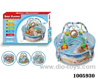 activity gym & ball pit  in color  box