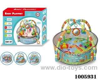 activity gym & ball pit  in color  box