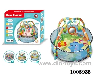 activity gym & ball pit  in color  box