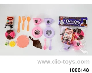 Tea tableware pastry and dessert series in PP bag with header