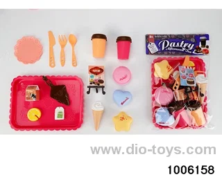 Tea tableware pastry and dessert series in PP bag with header