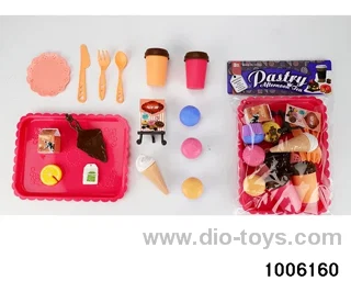 Tea tableware pastry and dessert series in PP bag with header