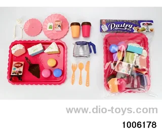 Tea tableware pastry and dessert series in PP bag with header