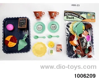 Tea tableware pastry and dessert series in PP bag with header