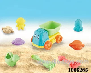 8PCS Beach toy in PVC hang bag