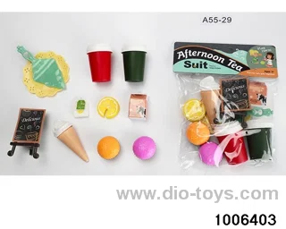 Tea tableware pastry and dessert series in PP bag with header