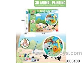 PAINTED TOYS IN COLOR BOX