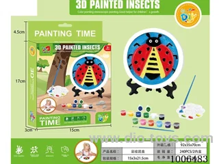 PAINTED TOYS IN COLOR BOX