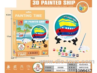 PAINTED TOYS IN COLOR BOX