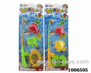 fishing toys set 2 sets mixed loading in Blister card