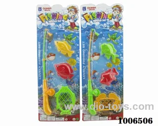fishing toys set 2 sets mixed loading in Blister card