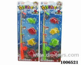 fishing toys set 2 sets mixed loading in Blister card
