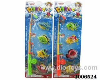 fishing toys set 2 sets mixed loading in Blister card