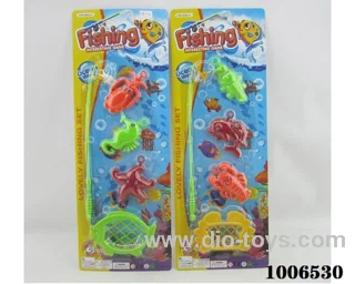 fishing toys set 2 sets mixed loading in Blister