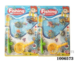fishing toys set 2 sets mixed loading in Blister