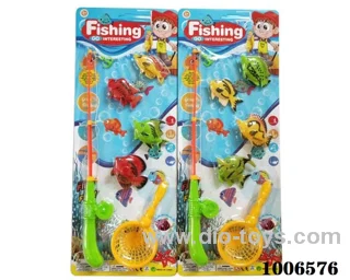 fishing toys set 2 sets mixed loading in Blister