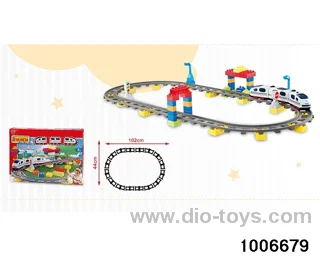 Electric rail car 69PCS in window box
