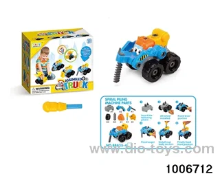 Self loading screw piling machine accessories in color box