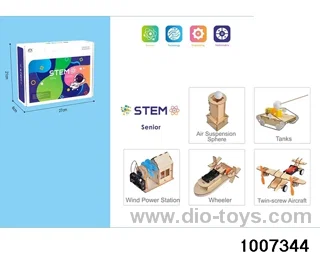 Wooden toys in color box