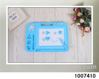 Seal Magnetic Drawing Board Writing Board Pink Blue Yellow Red in opp bag