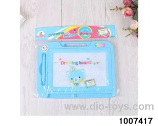 Magnetic drawing board, writing board, pink and blue in opp bag