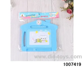 Room magnetic drawing board, writing board, pink, blue, yellow and red in opp bag