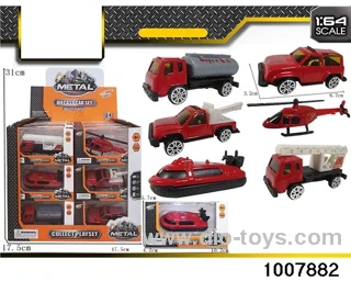 24 alloy cars in small boxes in display box