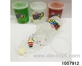 Crystal Mud Slime Christmas Snowflake Putty (12pcs) in display box
