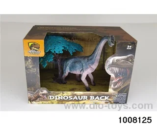 Hollow Brachiosaurus in display box