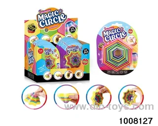 MAGIC STAR FOLDING MUSIC DECOMPRESSION TOYS (24PCS) IN DISPLAY BOX
