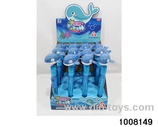 Whale Shake Bubble Stick (12PCS) (Chinese) in display box