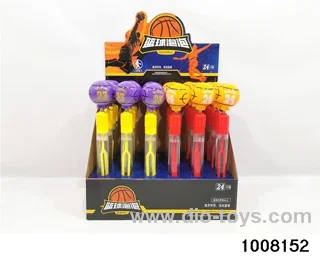 Color Number Basketball Bell Bubble Stick (24pcs) (Medium) in display box