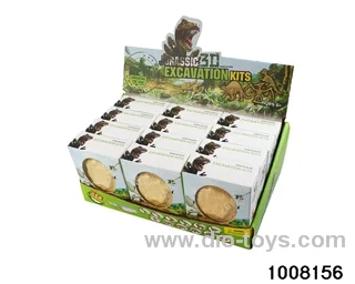 Boxed archaeological fossil blocks 12pcs in display box