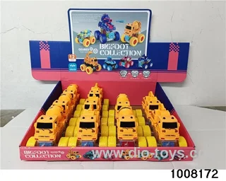 Lighting engineering 4WD off-road vehicle in display box