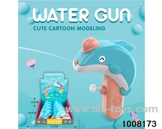 GEOMETRIC SMALL WATER GUN 8PCS in display box