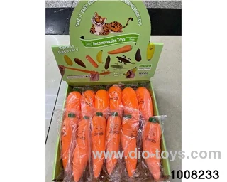 Sand/Flour Carrots in display box