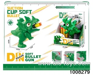 Dinosaur soft bullet gun (Triceratops) in display box