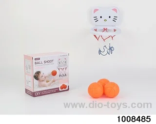 Bathroom basketball frame (3 balls) in poly bag header