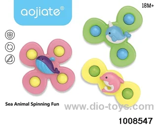 sea animal spinning fun in opp bag
