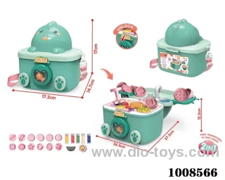 26pcs colored mud set with output water in paper card