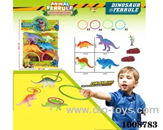 Animal dinosaur game in PP bag with header