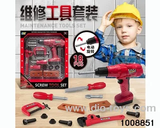 tool with  eletric hand drill in window box
