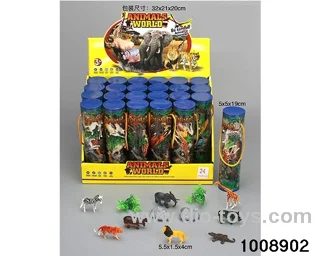 PVC Solid Wildlife in 24PCS display box