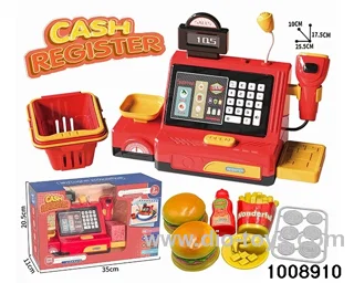 cash register in color box